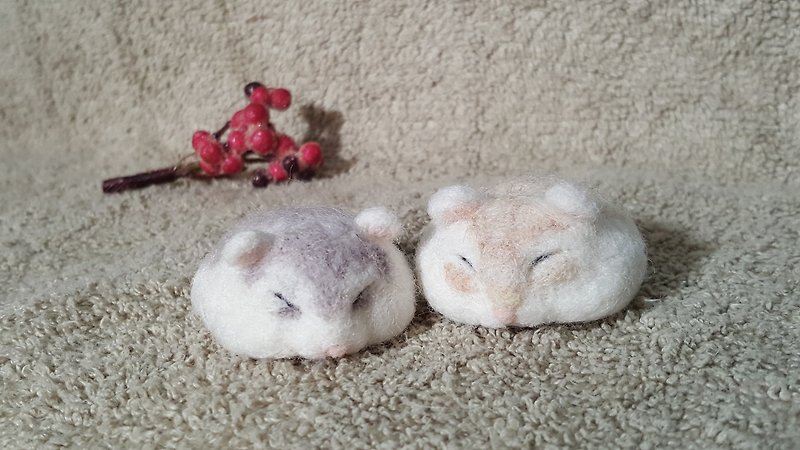 Original Wool Felt Has Melted Paralyzed Hamster Series Hong Kong Friends Made-in-law Male Rat Area - Other - Wool 