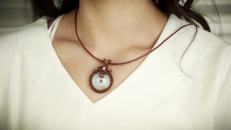 Da Vinci donut retro necklace - สร้อยคอ - โลหะ 