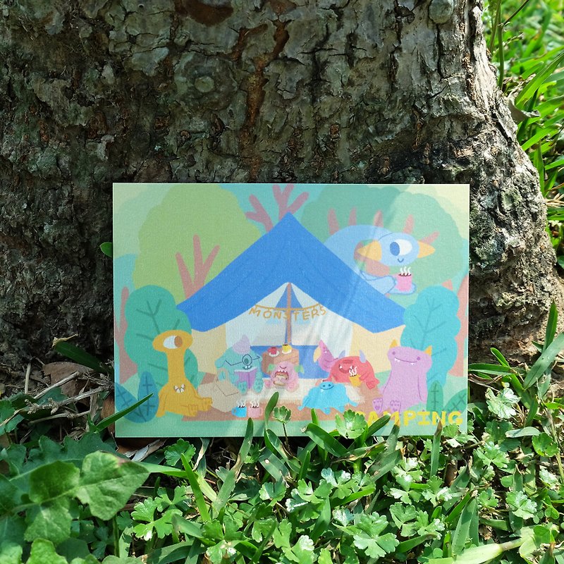 Postcard | Monster Camp - Cards & Postcards - Paper 