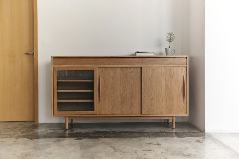 多功能器物櫃 ( 兩種尺寸) - 衣櫃/鞋櫃 - 木頭 咖啡色