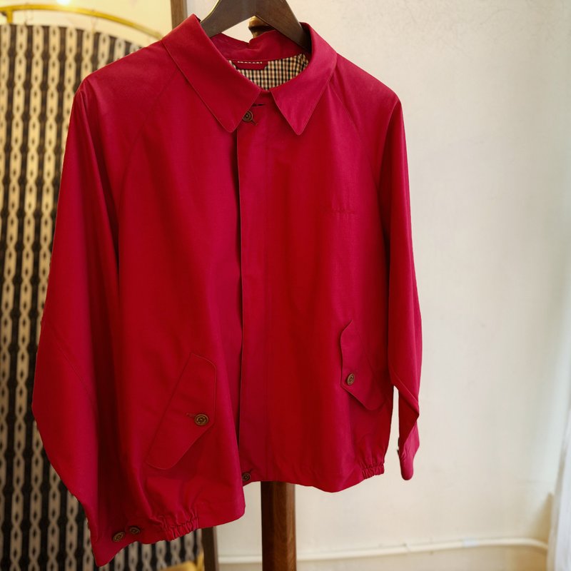 90s Aquascutum red jacket - เสื้อโค้ทผู้ชาย - ไฟเบอร์อื่นๆ สีแดง