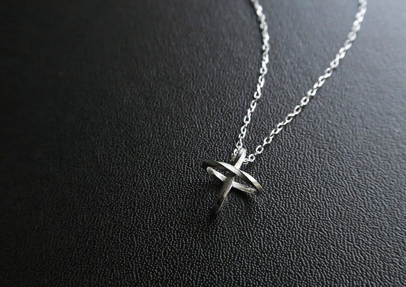 Cross Necklace Sterling Silver - Necklaces - Sterling Silver Multicolor