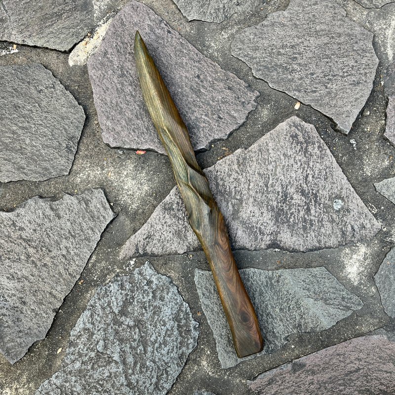 我販劍　妖刀　マーシィクロロフィル　綠檀收藏藝品　魔劍紙鎮 - 擺飾/家飾品 - 木頭 綠色