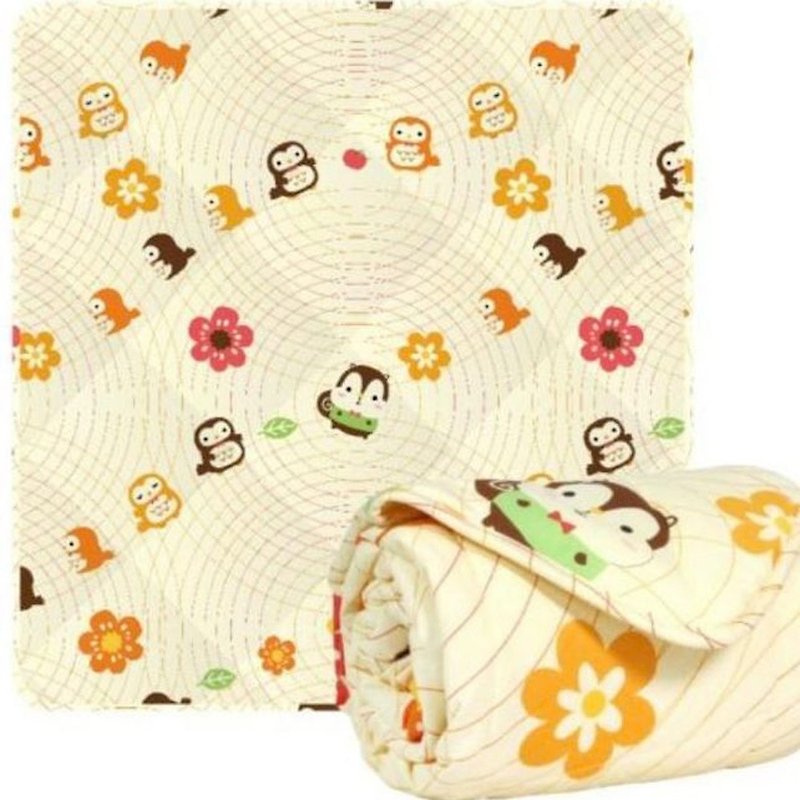 Squly & Friends Summer Quilt (Kids size) - Blankets & Throws - Polyester Yellow