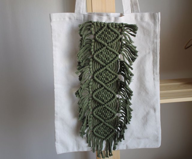 Boho discount canvas bag