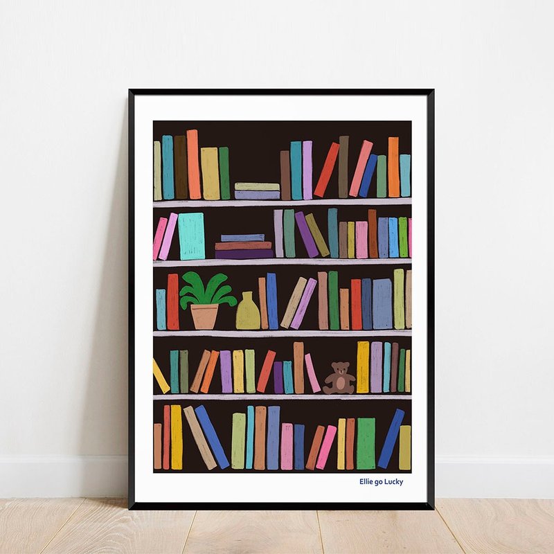 Art print/ Books / Illustration poster A3 A2 - Posters - Paper Black