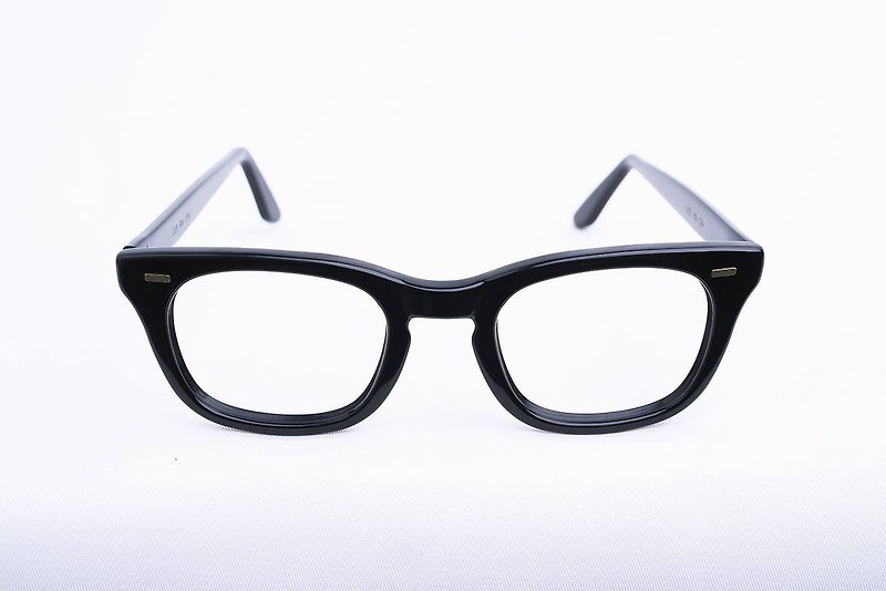 ヴィンテージUSSアイウェア - 眼鏡・フレーム - プラスチック ブラック