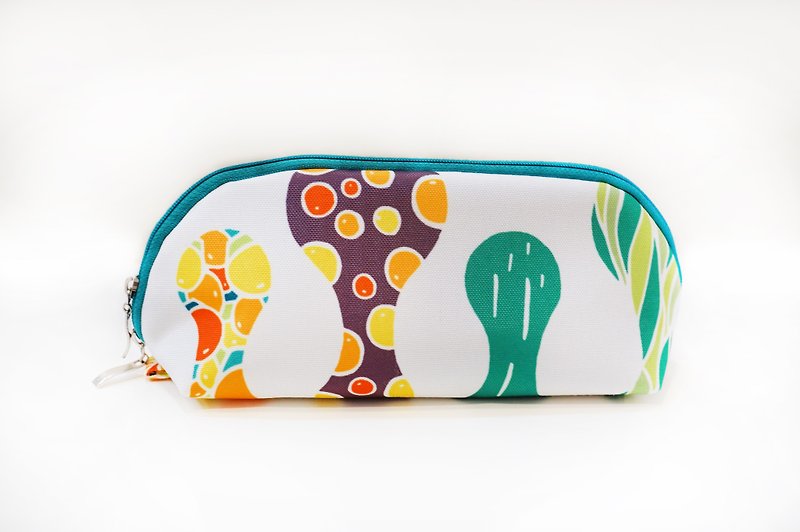 Cosmetic bag, pencil case, pencil case, school supplies, stationery, travel storage-pickles printing