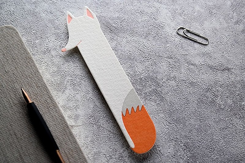 Animal Infested Series Bookmarks Typography Fox Bookmarks Nick Fox Bookmark - Bookmarks - Paper 