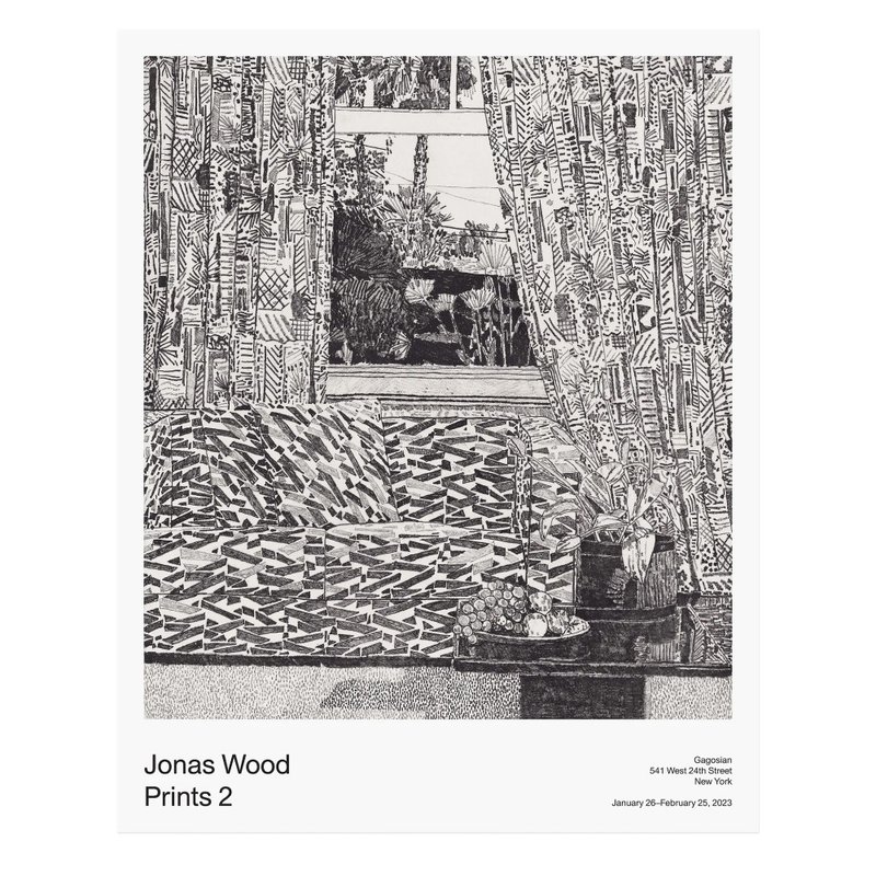 【原版海報】Jonas Wood | Prints 2 - 海報/掛畫/掛布 - 紙 黑色
