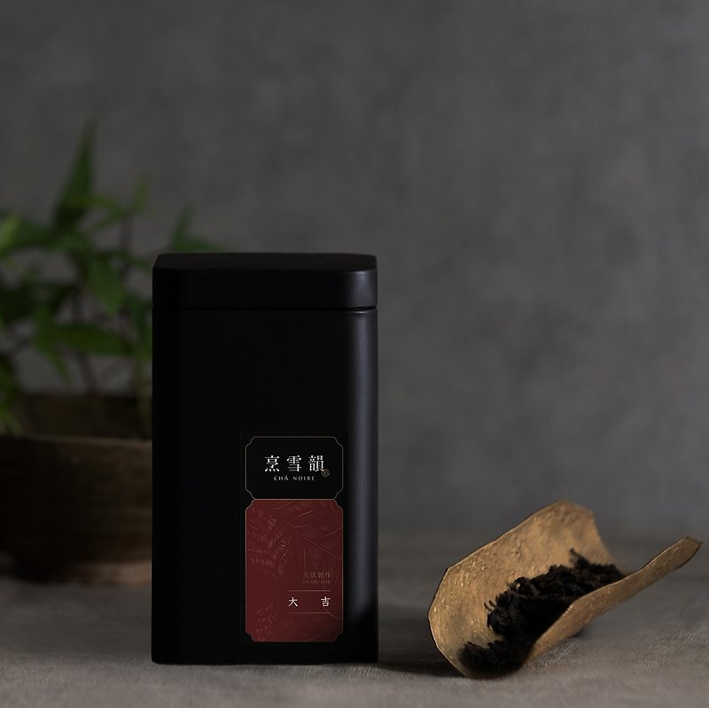 【Peng Xue Yun】Da Ji canned loose tea cooked tea (50g) - ชา - วัสดุอื่นๆ สีดำ