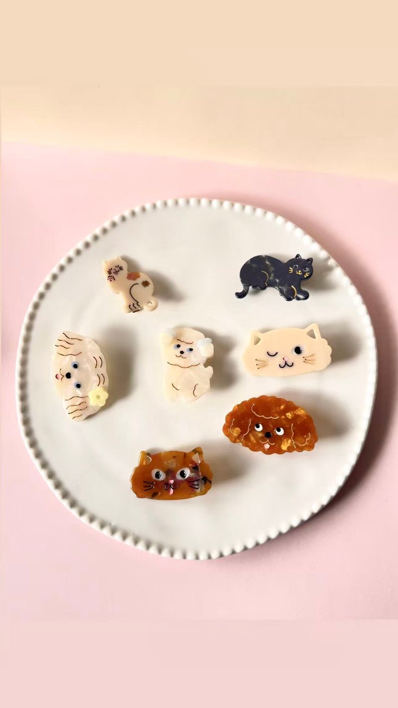 小狗 鴨嘴夾 髮夾 - 髮夾/髮圈 - 其他材質 