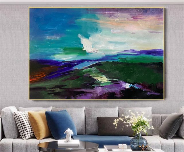 Acrylic Paintings for Living Room, Landscape Canvas Paintings