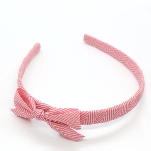 Ribbies 台灣總代理 英國Ribbies 雪弗蘭蝴蝶結髮圈-粉紅