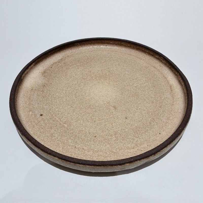 Ceramic Kokedama dish - ตกแต่งต้นไม้ - ดินเผา สีนำ้ตาล