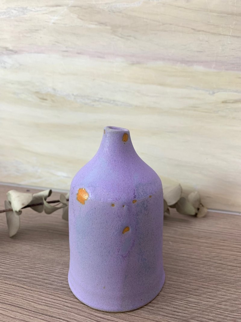 小さな陶器-パープル - 花瓶・植木鉢 - 陶器 パープル