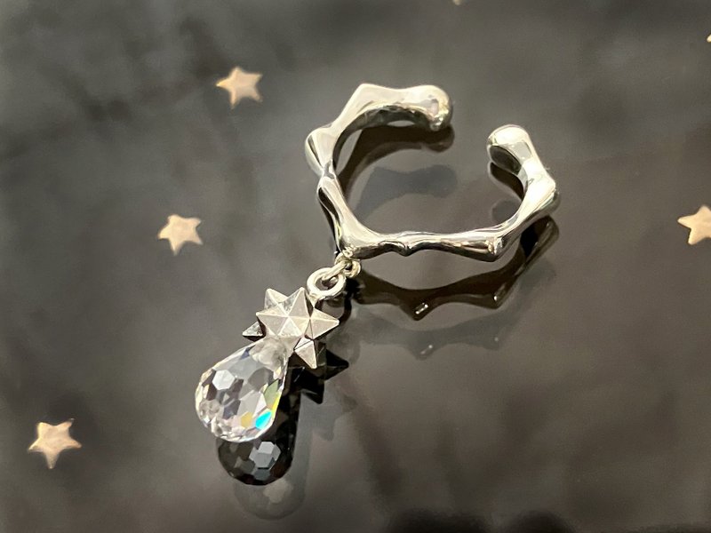 Star Drop Ear Cuff - อื่นๆ - เงินแท้ 