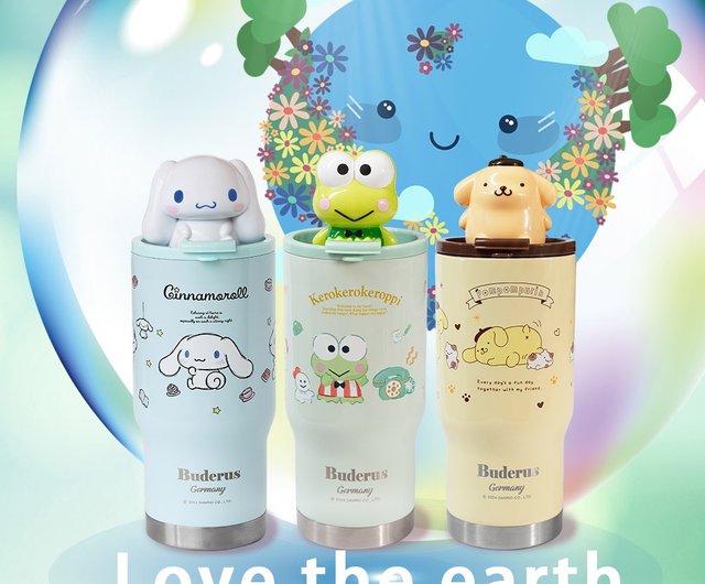 仲良しカップ【ドイツ・ブデルス】サンリオ陶器アイスカップ 710ml