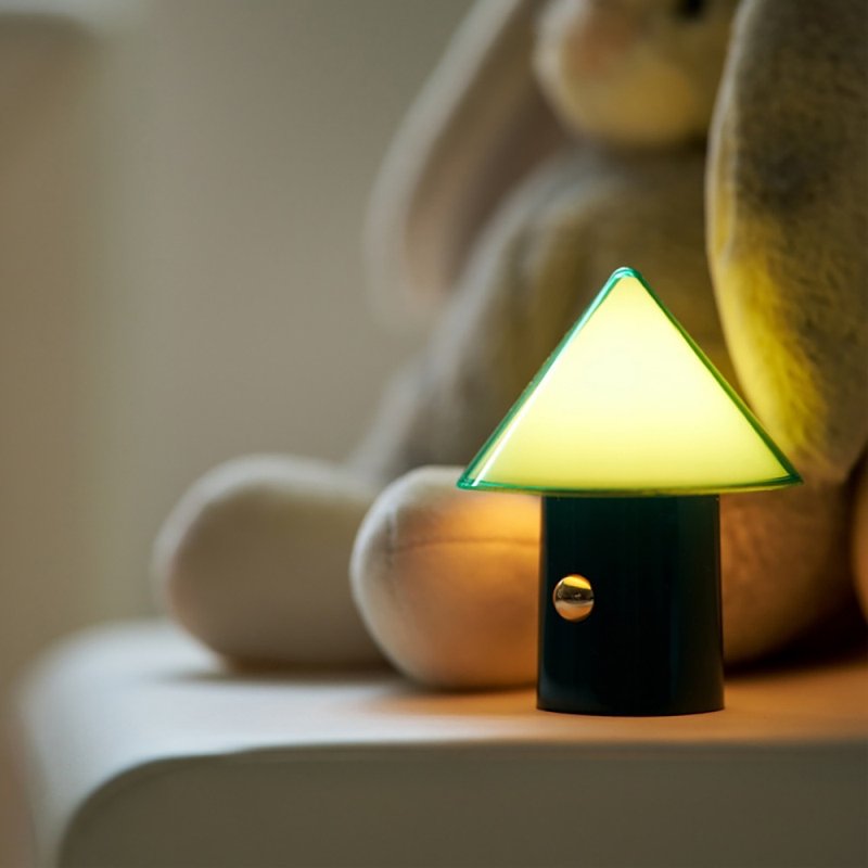 LUMENA ​​Wireless Building Block Night Light-Forest Green - Lighting - Other Materials Green