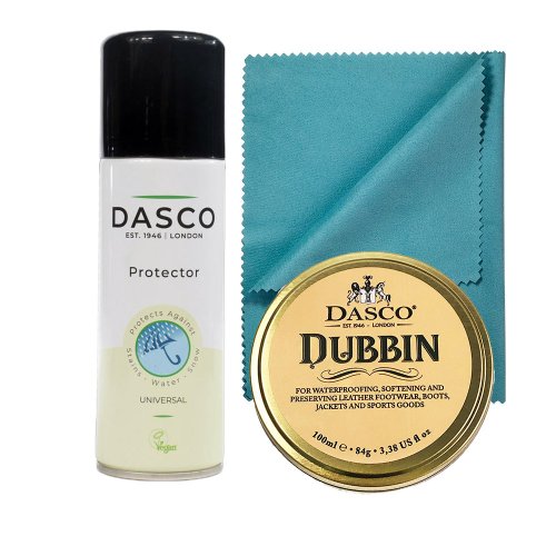 SHOESMART 鞋之潔護專家 英國伯爵DASCO 鞋保養銷售冠軍組 皮革保養 皮鞋保養 防水噴霧