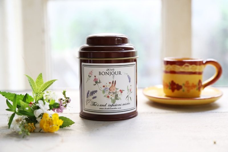 French wine red relax herbal tea - Tea - Plants & Flowers 