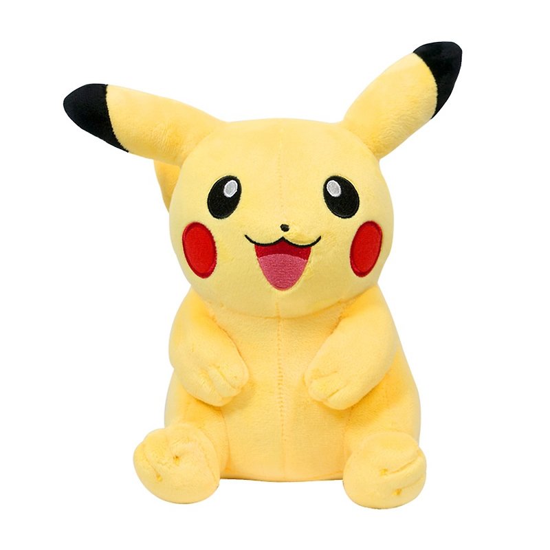 Pokemon寶可夢 皮卡丘坐姿款20cm - 公仔模型 - 聚酯纖維 黃色