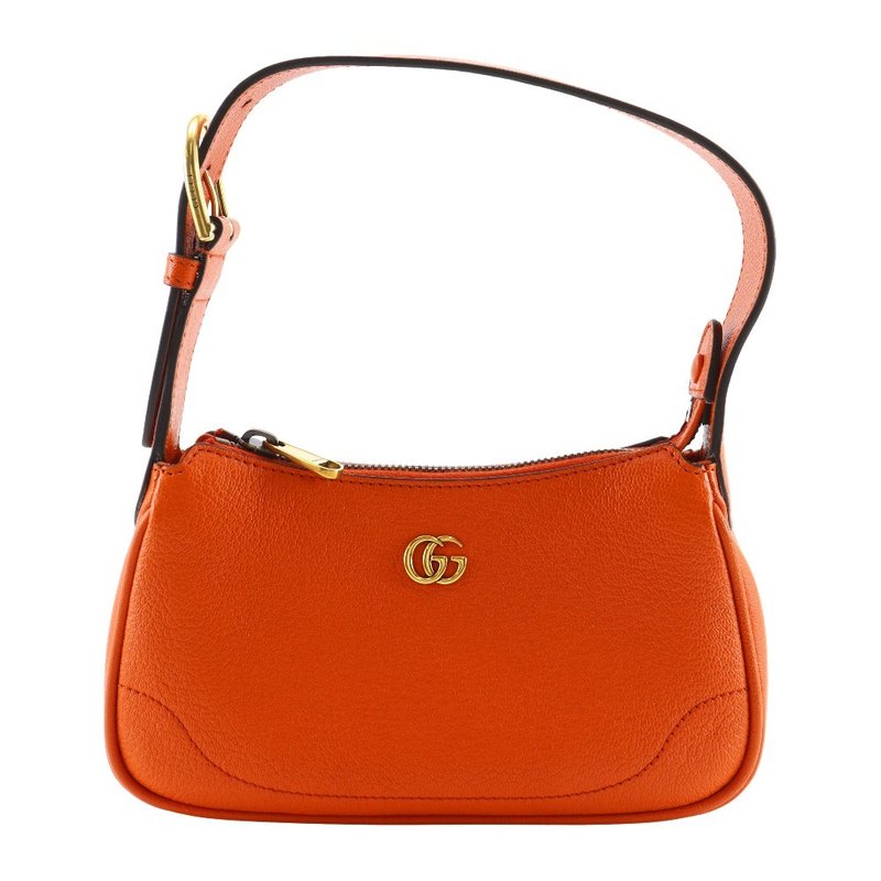 【日本直送】グッチ GUCCI アフロディーミニ ショルダーバッグ GGマーモント 739076 レザー オレンジ レディース【中古】 - 側背包/斜背包 - 真皮 橘色