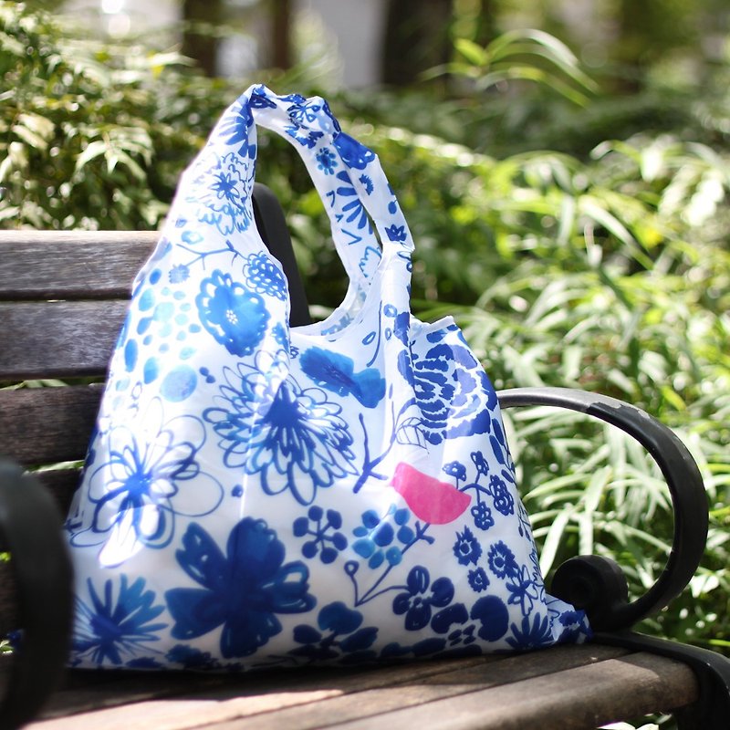 Plastic Messenger Bags & Sling Bags Blue - Prairie Dog Designer Reusable bag - Bird Song