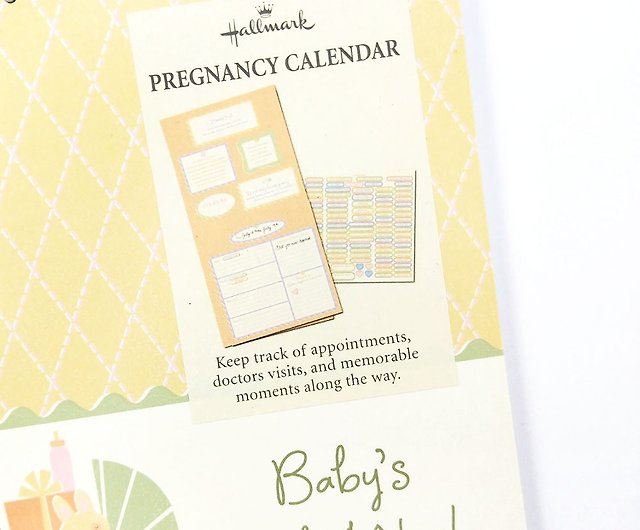 BRAND NEW Hallmark Pregnancy Calendar Baby Shower Gift