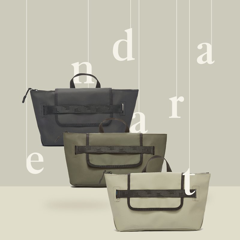 Entadar Multi-function Super Core Function Capacity Expansion Medium Bag, Handheld Medium Bag - กระเป๋าถือ - วัสดุกันนำ้ หลากหลายสี