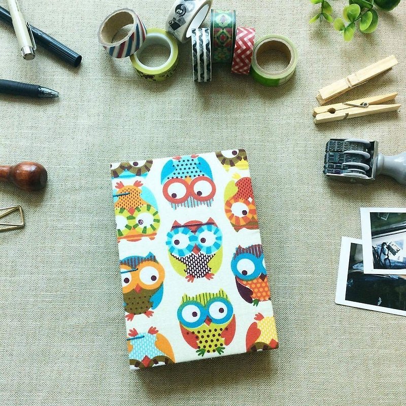 Owl Handmade sewing hand book - สมุดบันทึก/สมุดปฏิทิน - กระดาษ 