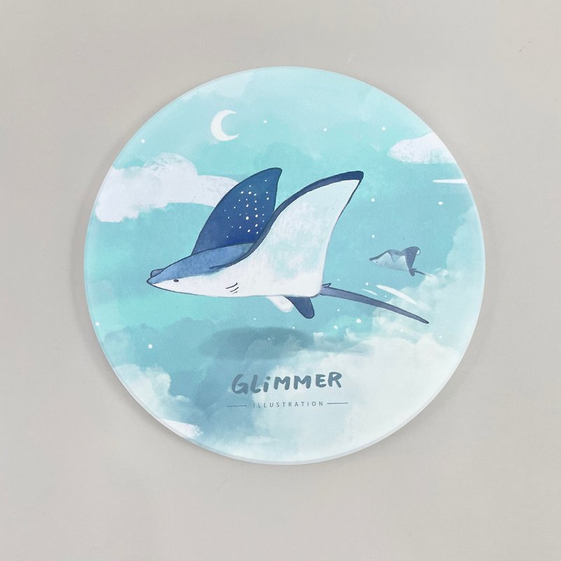 Flying Stingray - Ceramic Absorbent Coaster