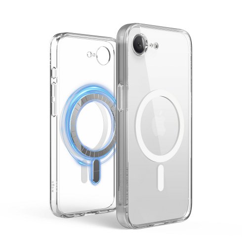 elago創意美學 iPhone 16e Hybrid防摔邊框透明手機殼 MagSafe磁吸相容