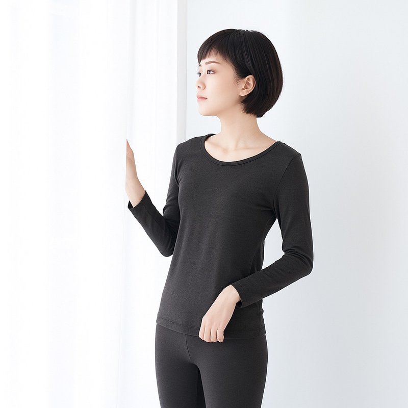 日本EKS重效機能纖維保暖發熱衣(男女尺寸) - 女上衣/長袖上衣 - 其他材質 白色