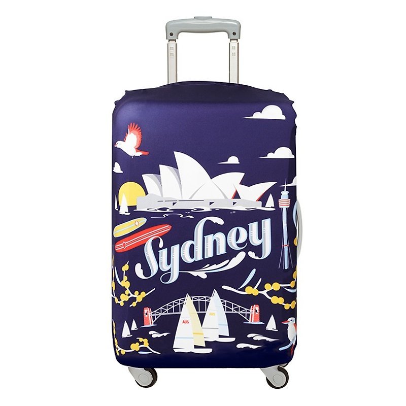 LOQI suitcase jacket / Sydney LMURSY [M size] - Luggage & Luggage Covers - Polyester Blue