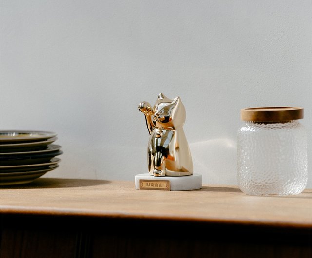 巨大猫セット | 無香料】招き猫 招き猫 ギフト 台湾デザイン 幸運の