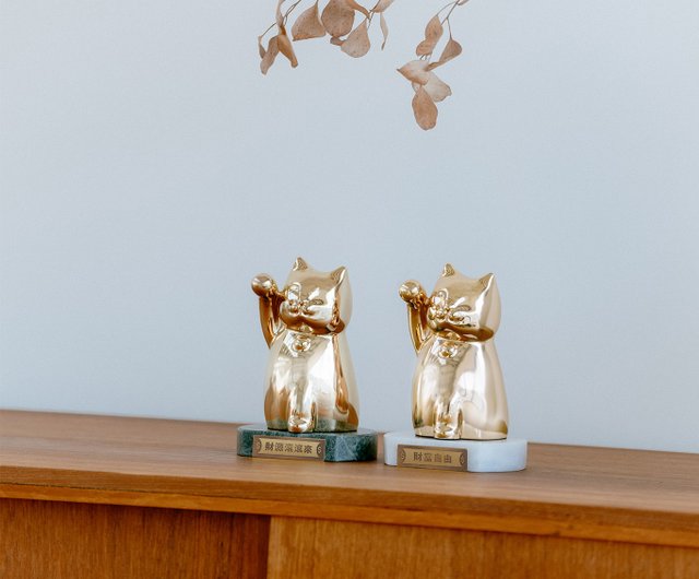 巨大猫セット | 無香料】招き猫 招き猫 ギフト 台湾デザイン 幸運の