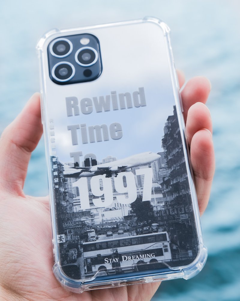 香港品牌  Rewind Time To 1997 鏡面 iPhone 手機殼 - 手機殼/手機套 - 塑膠 