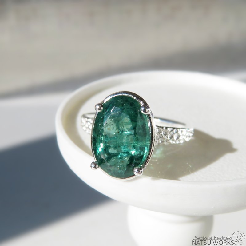 グリーン カイヤナイト リング / Green Kyanite Ring 0 - 戒指 - 寶石 綠色