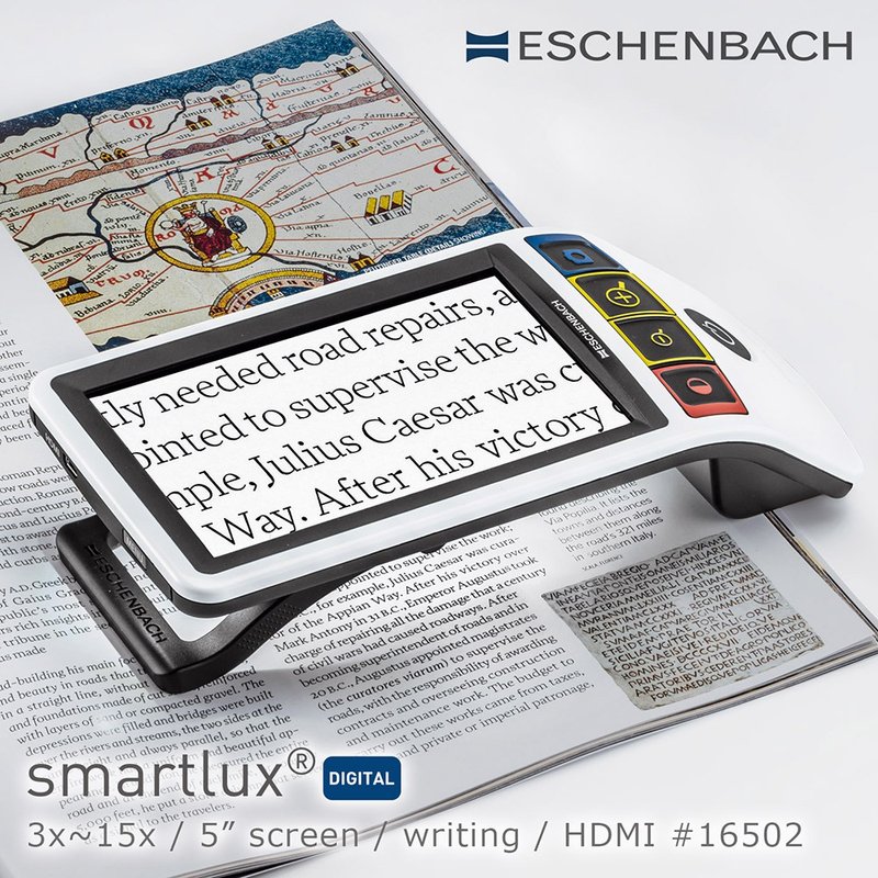 [Eschenbach, Germany] 3x-15x 5-inch HDMI Portable Amplifier for Writing 16502 - อื่นๆ - พลาสติก สีดำ