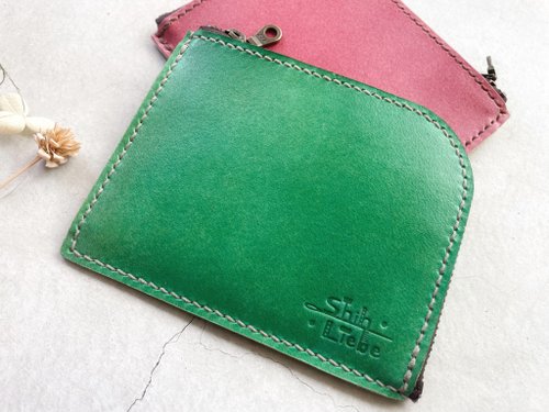 アリゲーター　L字ファスナー財布　ハンドメイド アリゲーター L字ファスナー財布 ハンドメイド L字ファスナー