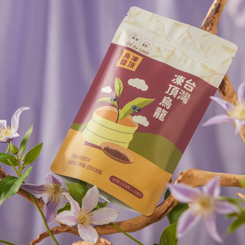 【Sage Tea 原葉茶包 - 有繩】 【隨機新舊包裝】 凍頂烏龍 10個 - 茶葉/茶包/水果茶 - 新鮮食材 白色