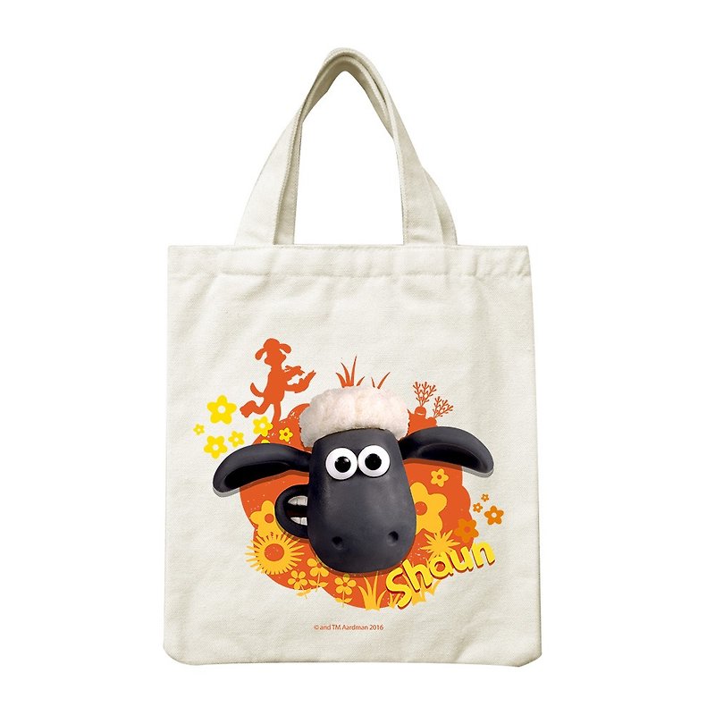 Shaun The Sheep - Handbag Canvas: 【Funny Day】, CA1AI10 - Handbags & Totes - Cotton & Hemp Red