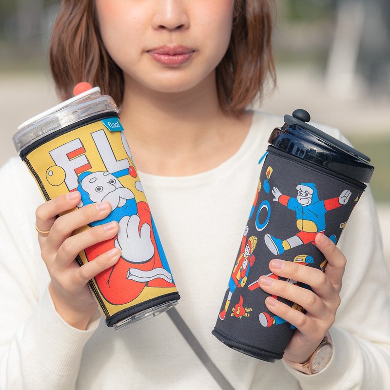 【Gift Combination】Floating Jane Milk Cup + Illustrated Cup Cover (Co-branded by Uncle Beard)