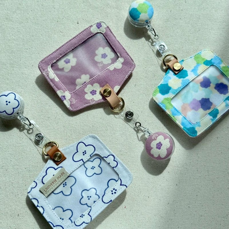 布藝識別證套 - 證件套/識別證套 - 棉．麻 紫色