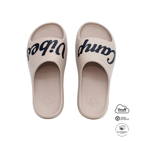 POLER 臺灣總代理 Freewaters Cloud9 Slide 聯名款防水氣墊涼鞋 / CAMPVIBES 灰色