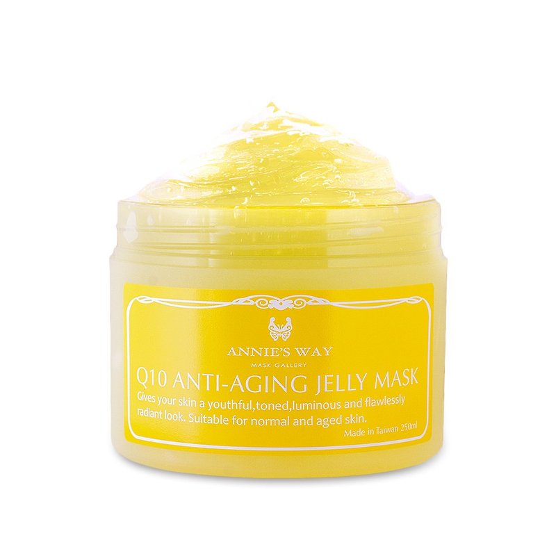 Q10 Anti-Aging Jelly Mask 250ml - Face Masks - Other Materials Yellow