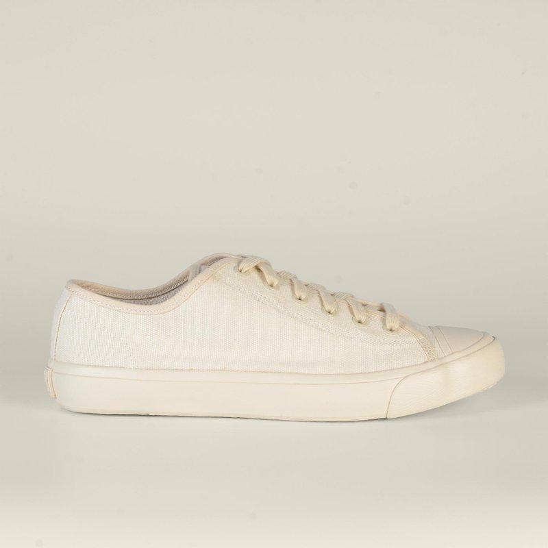 Routeburn Series Sneaker - White - 男休閒鞋 - 棉．麻 白色