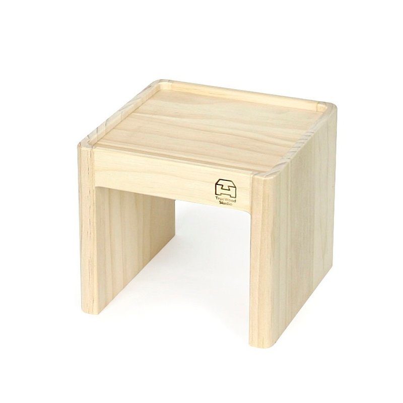 【Mao Furniture】Concave dining rack size M H15cm - Pet Bowls - Wood 