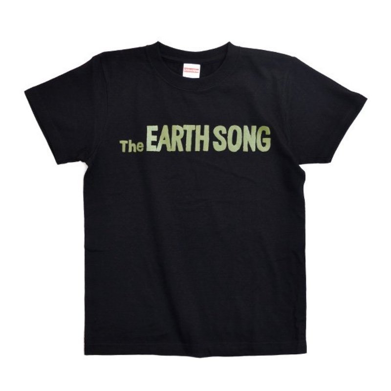 The EARTH SONG Tee - BLK - 女 T 恤 - 棉．麻 黑色